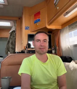 Uwe im Auto Uwe im Auto